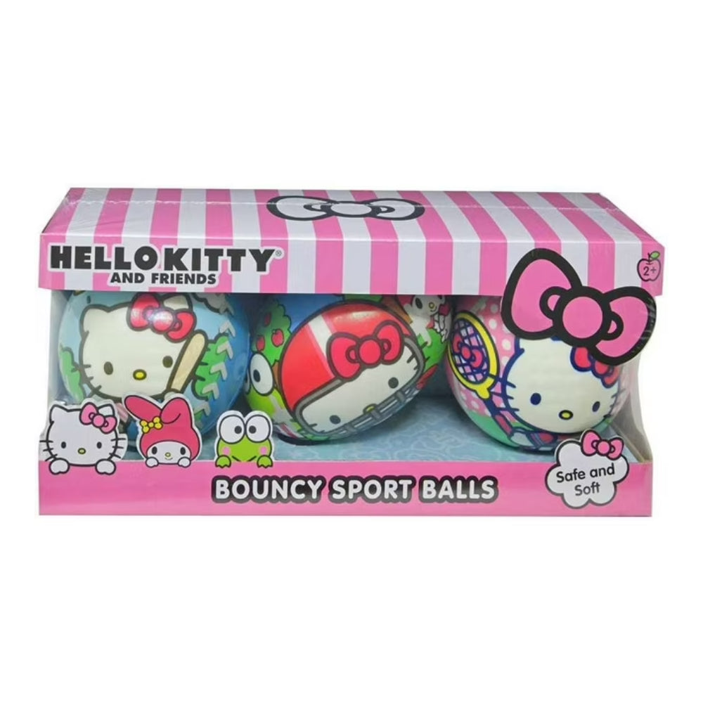 Hello Kitty and Friends Bouncy Sport Balls Set (3-Piece)