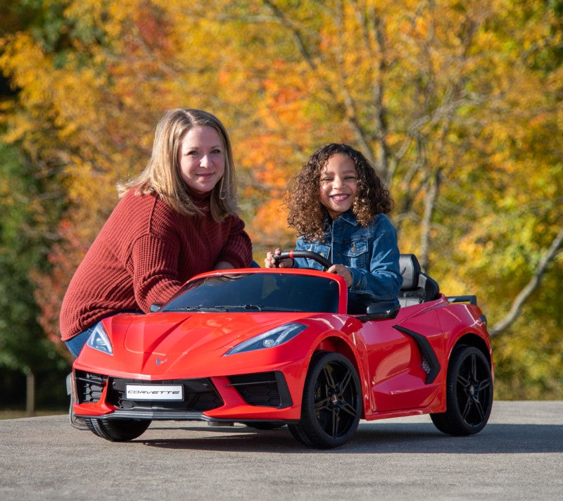 Huffy 12V Corvette Battery Powered Ride-On Car - Red