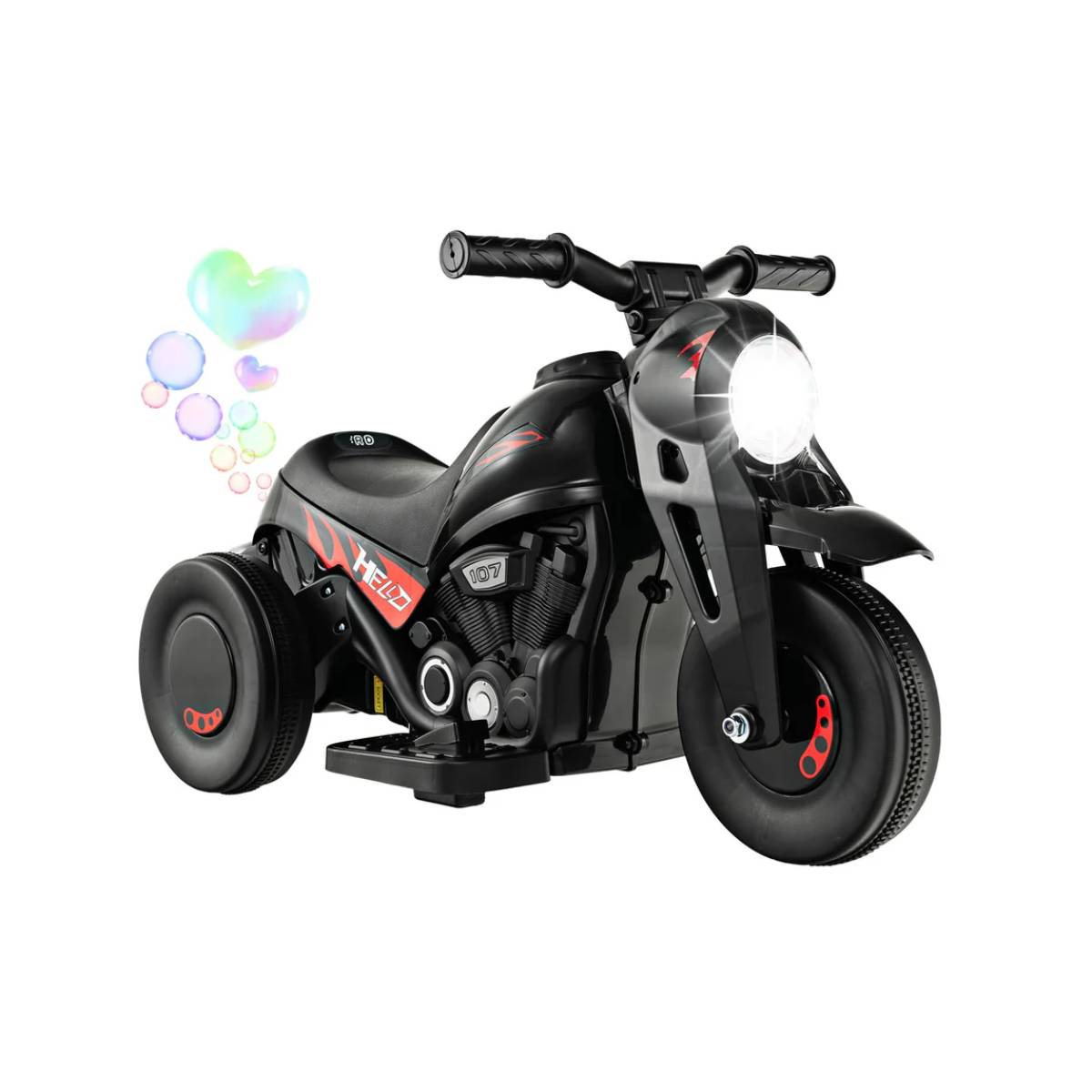 Costzon 6 Volts Powered Ride on Motorcycle with Bubble Maker
