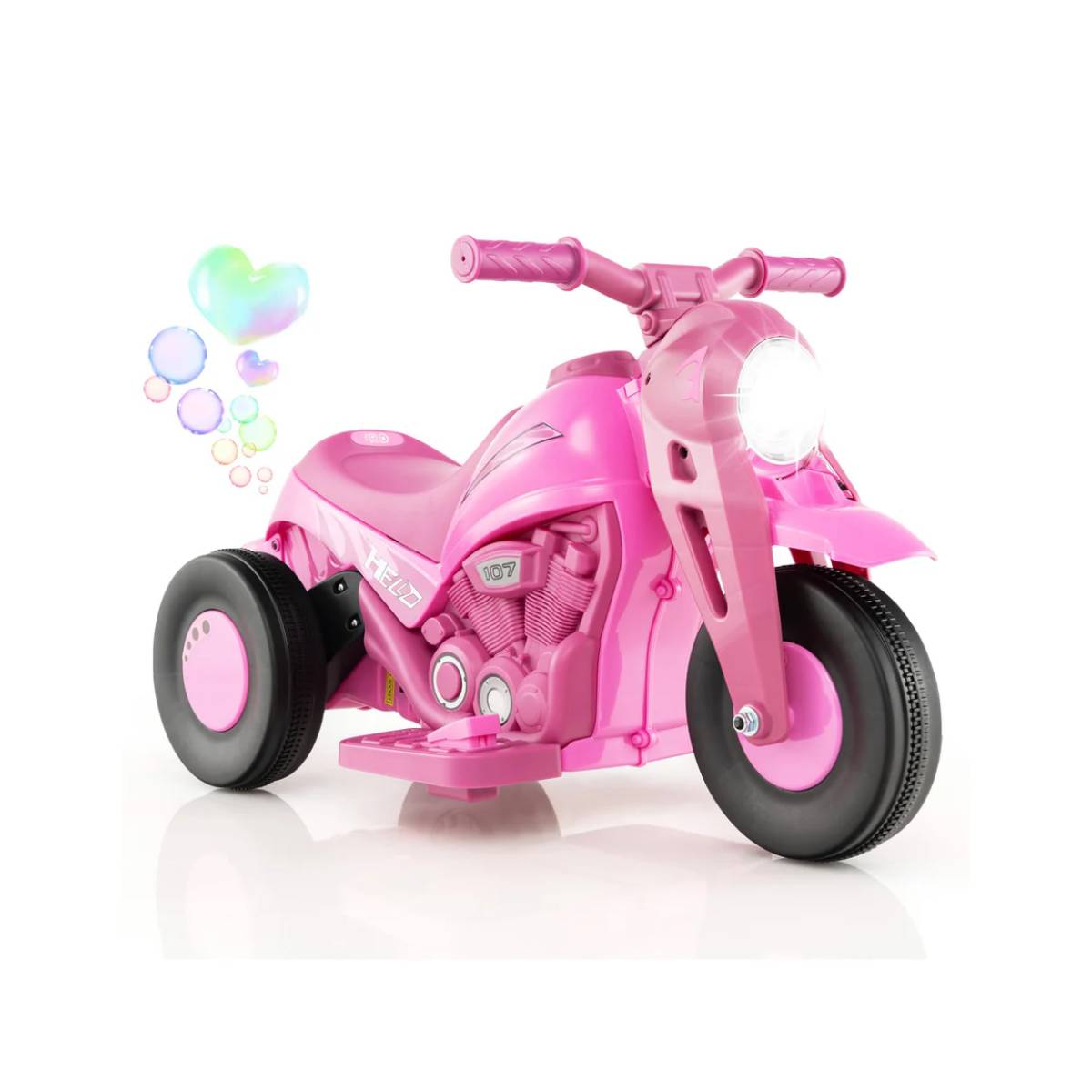 Costzon 6 Volts Powered Ride on Motorcycle with Bubble Maker