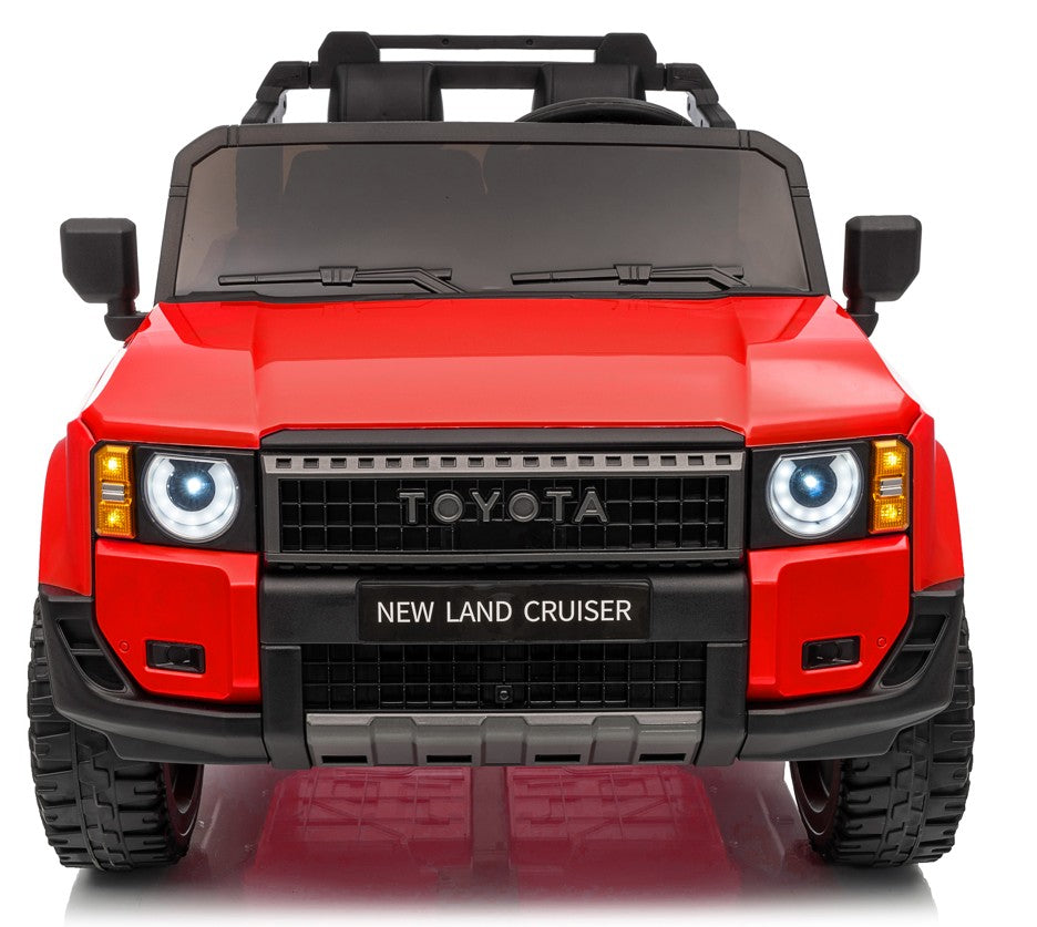 BBJ Toys 24V Toyota Land Cruiser Ride On Toy Car - White/Black