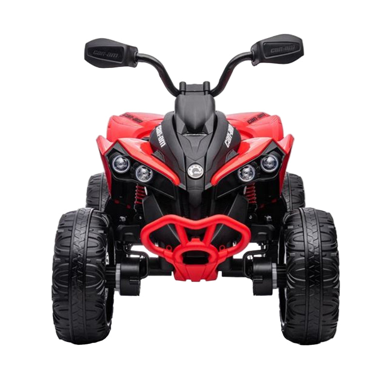 BBJ Toys Can Am Renegade ATV Ride on Battery Toy Car - Red/Black