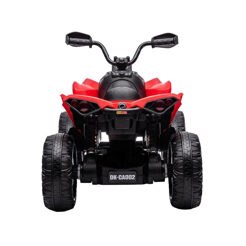BBJ Toys Can Am Renegade ATV Ride on Battery Toy Car - Red/Black