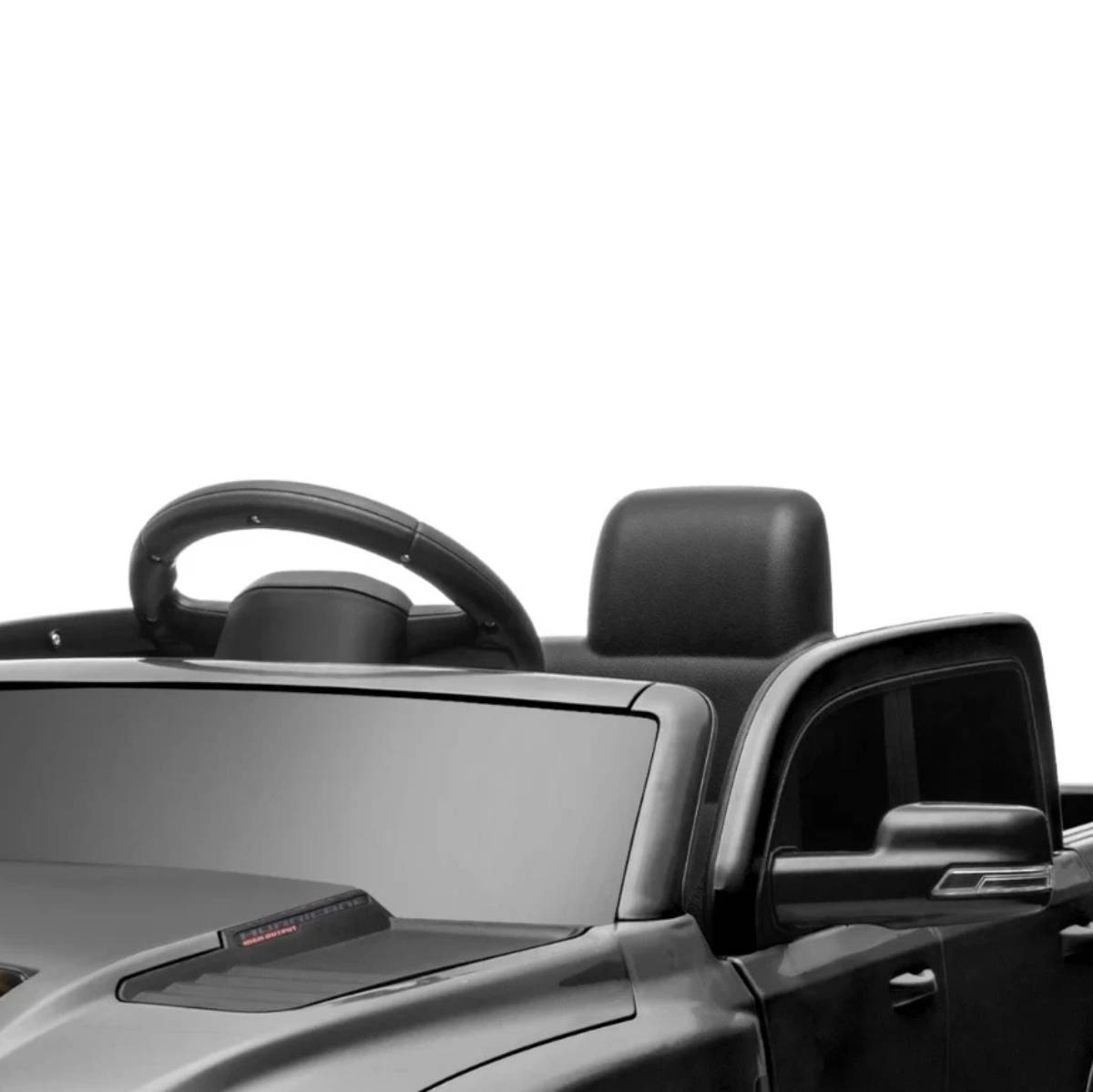 BBJ Toys 12V RAM 1500 RHO Ride On Toy Car - Black