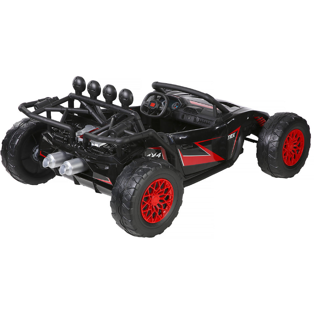 Dynacraft 24V Ride On Trail Rider - Black/Red
