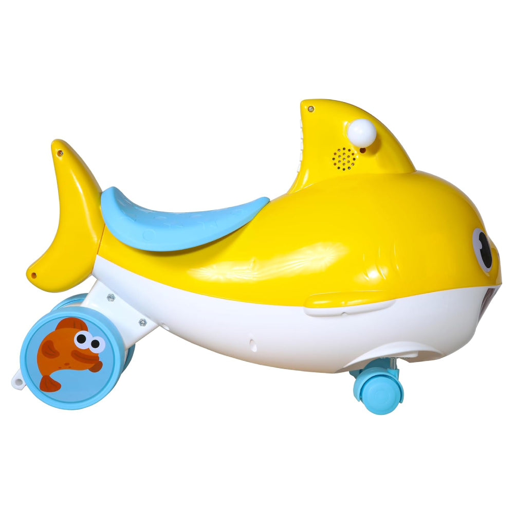 Dynacraft Baby Shark Push Ride On Toy - Yellow