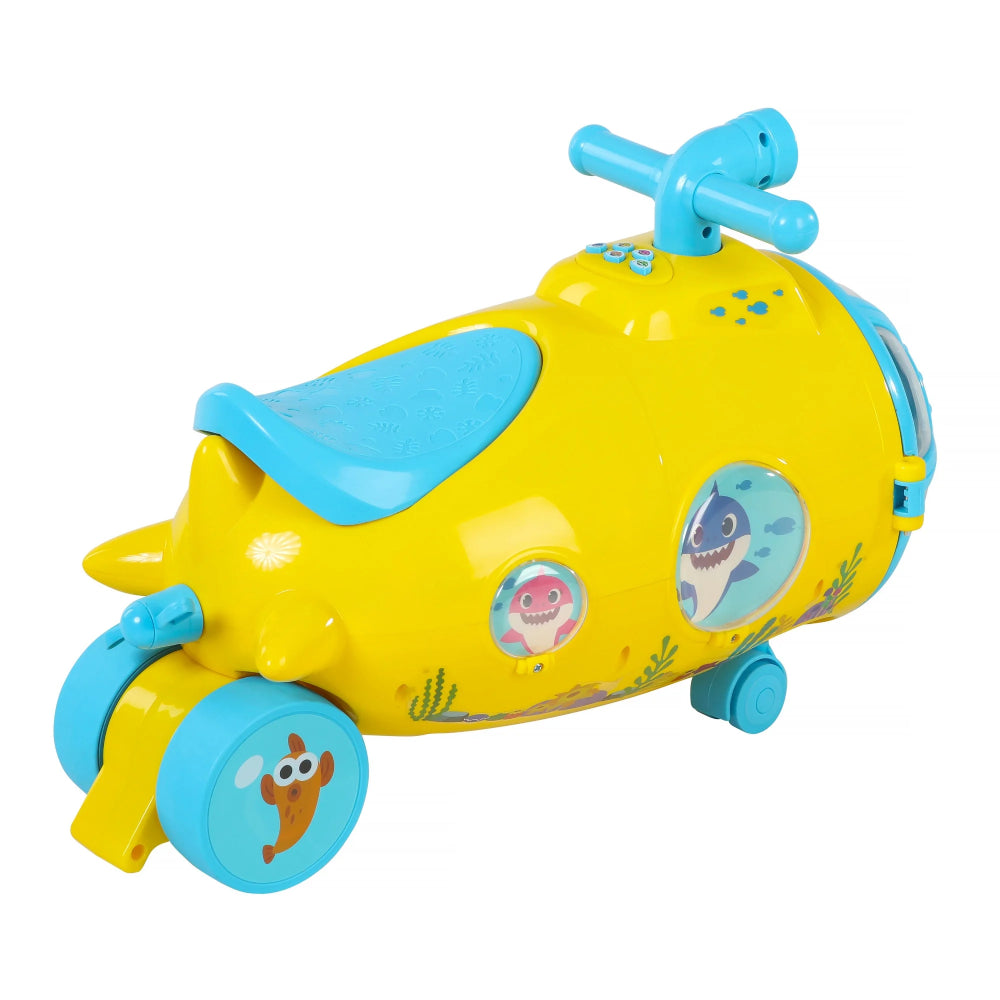 Dynacraft Baby Shark Foot to Floor Ride On Toy - Yellow
