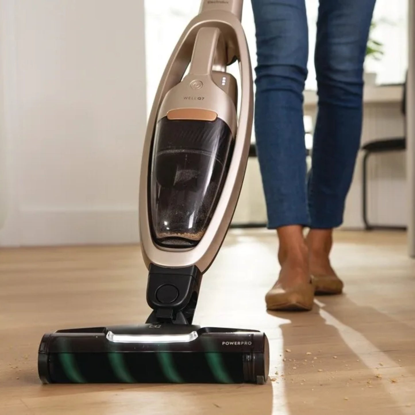 Electrolux EHVS35H2AQ WellQ7 Hard Floor Cordless 2-in-1 Stick Vacuum - Soft Sand