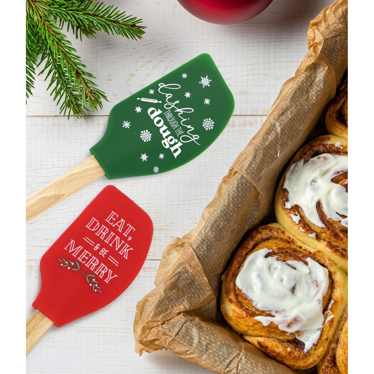 Krumbs Kitchen Christmas Farmhouse Spatula - Assorted