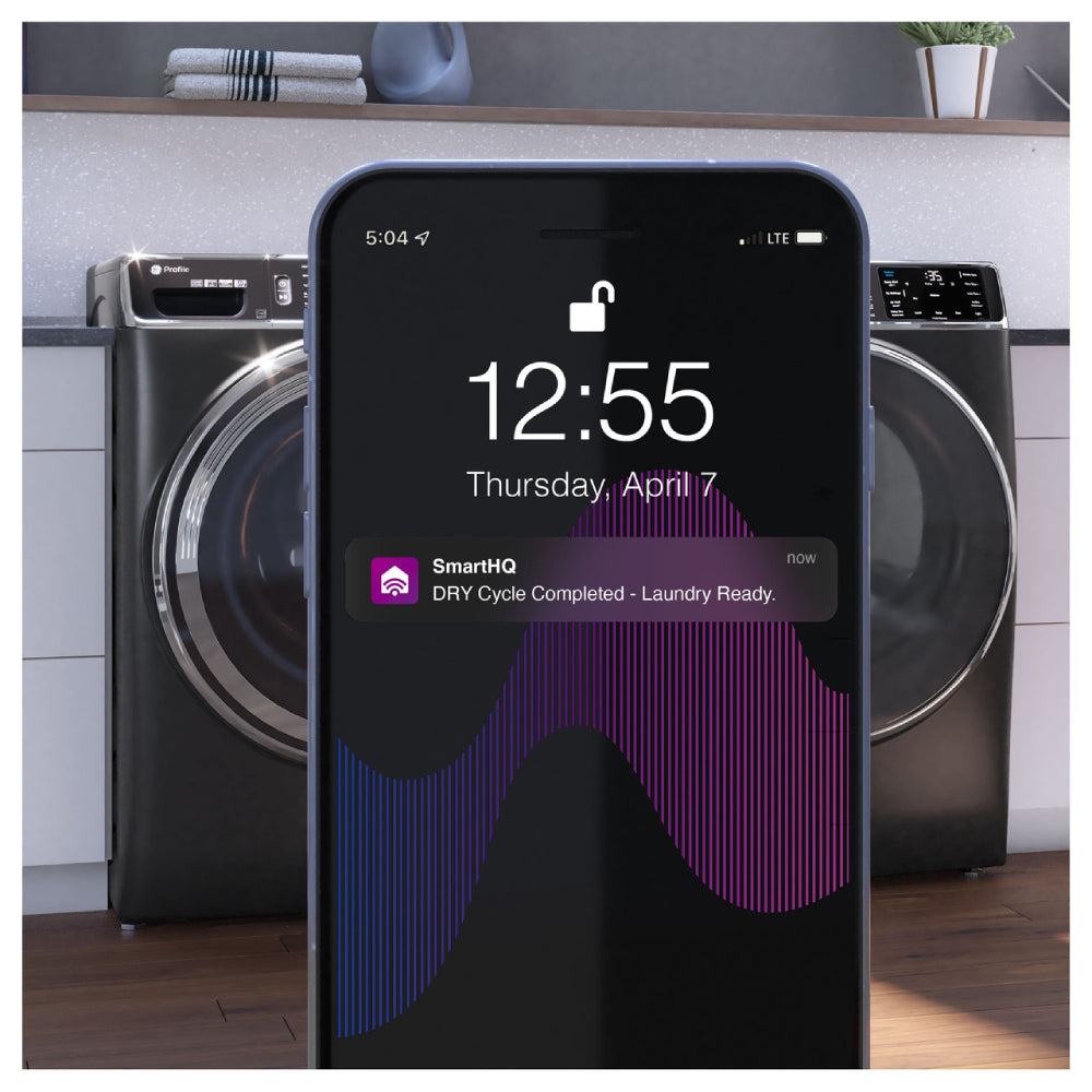 GE Profile PFW870SPVRS 5.3 cu. ft. Smart Front Load Washer with UltraFresh Vent System+ with OdorBlock - Blue