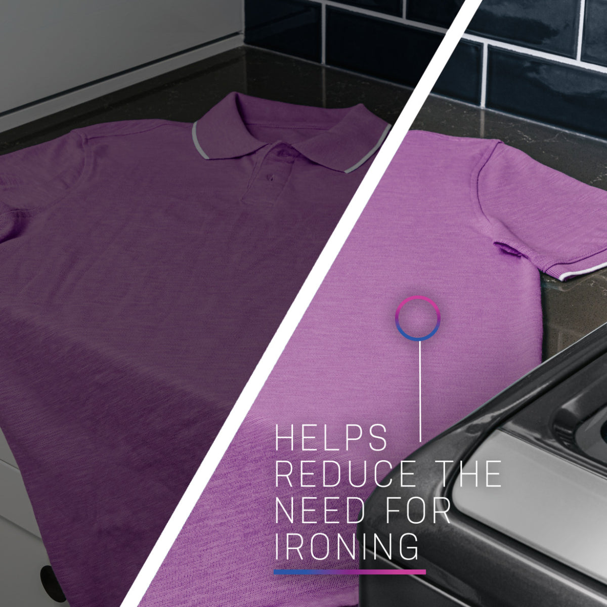 GE Profile PFD87GSPVRS 7.8 cu. ft. Smart Front Load Gas Dryer with Steam and Sanitize Cycle - Blue