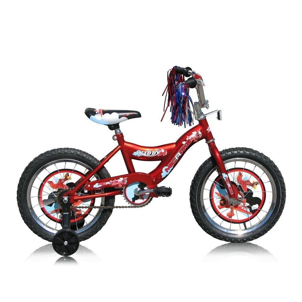 Micargi Kiddy Boys 16" Bike with Training Wheels - Red - Curacao
