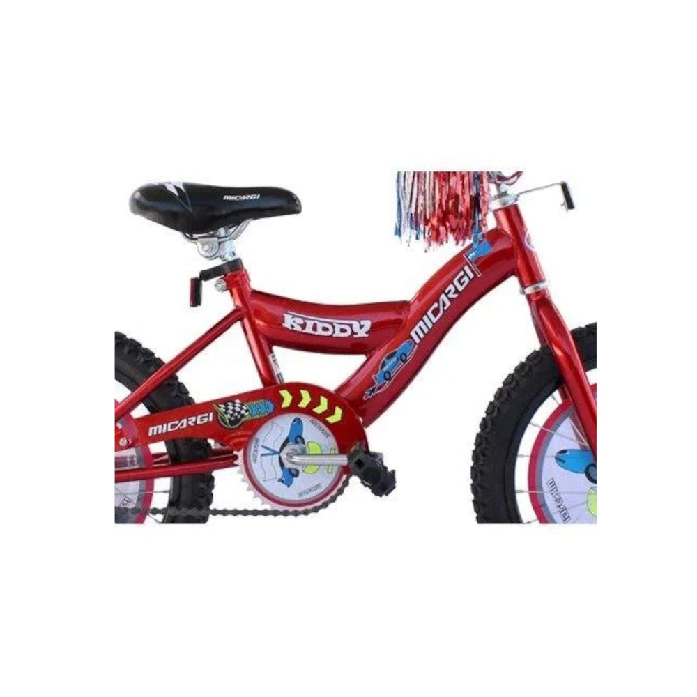 Micargi Kiddy Boys 16" Bike with Training Wheels - Red - Curacao