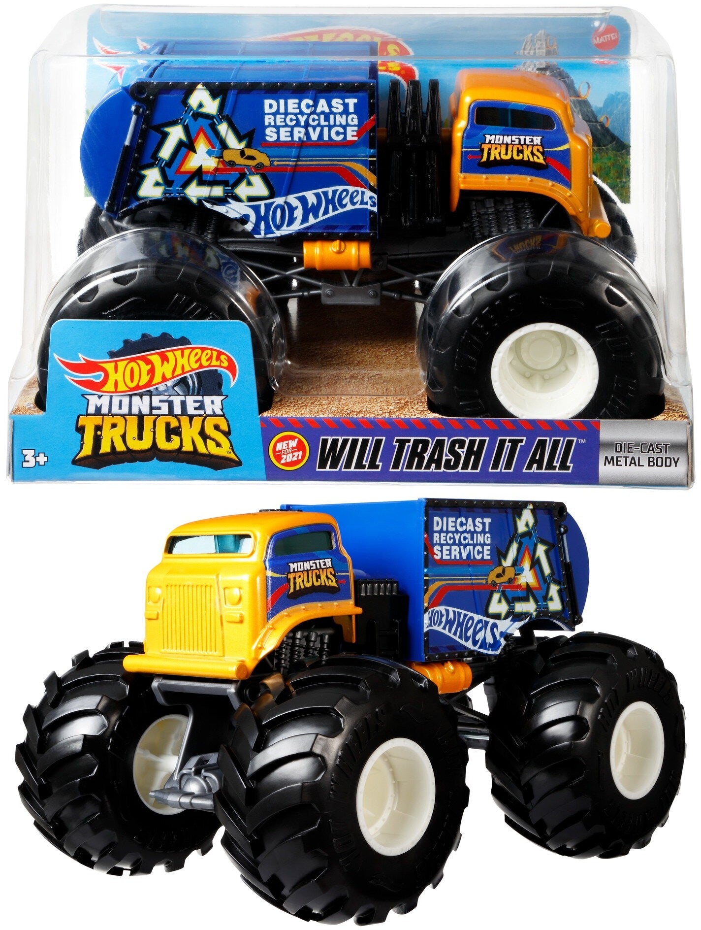 Hot Wheels Monster Trucks 1:24 - Assorted - Curacao