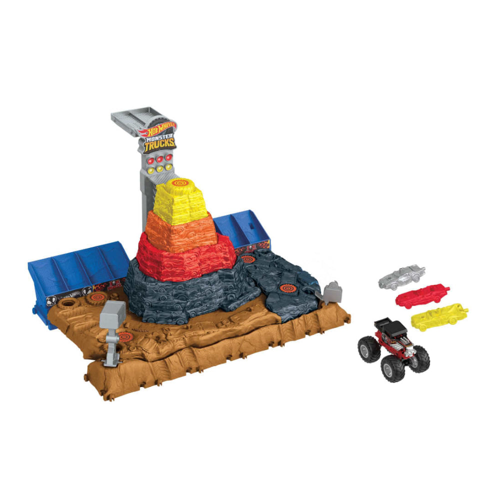 Hot Wheels Monster Trucks System of Play Ultimate Crush Yard