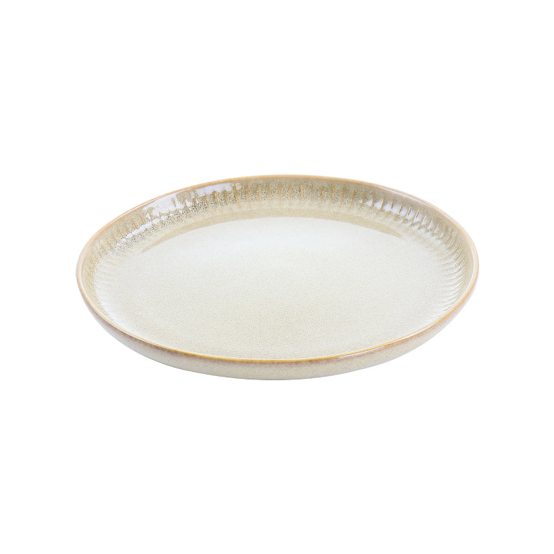 Gibson Elite Blaise Stoneware Dinnerware Set (16-Piece) - Beige