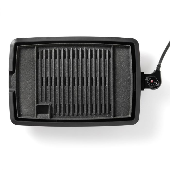 Starfrit Rock 10" Smokeless Electric BBQ Indoor Grill with Cool Touch Handles - Black