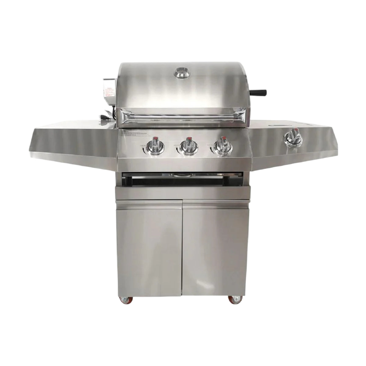 Parrilla para barbacoa de acero inoxidable de 3+1 quemadores de Lubeck