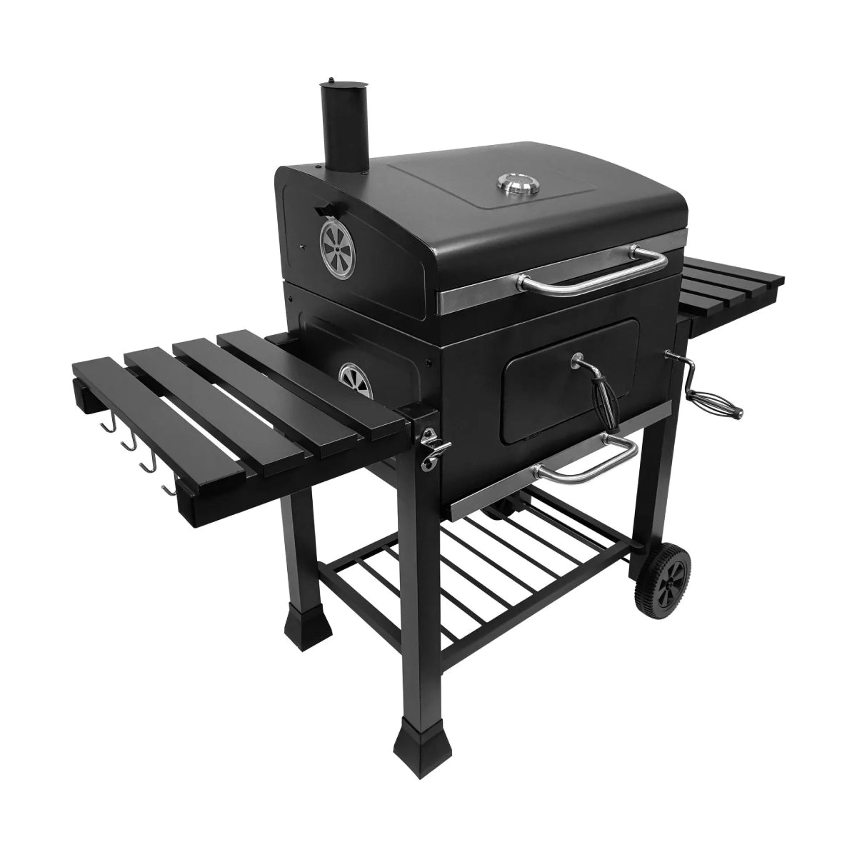 AC HNA621 Portable BBQ Grill with Lid - Black