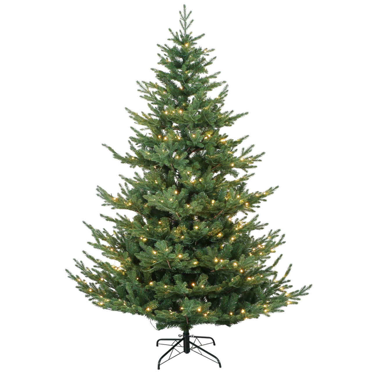 The Outdoor Institute 6' Mixed Tips Christmas Tree with 310T Warm White LED Lights - Green