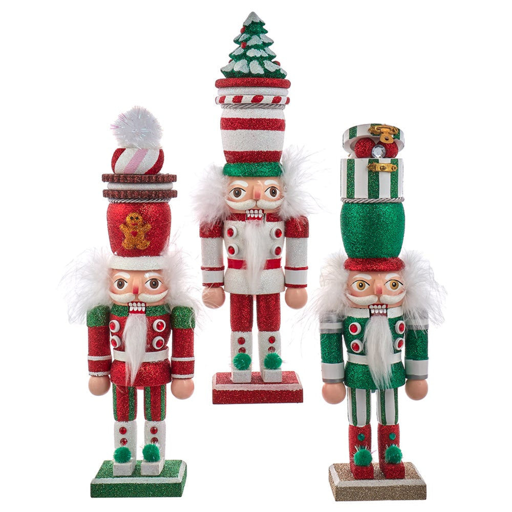 Kurt Adler 18" Hollywood Whimsical Hat Nutcracker - Assorted (1 Piece)