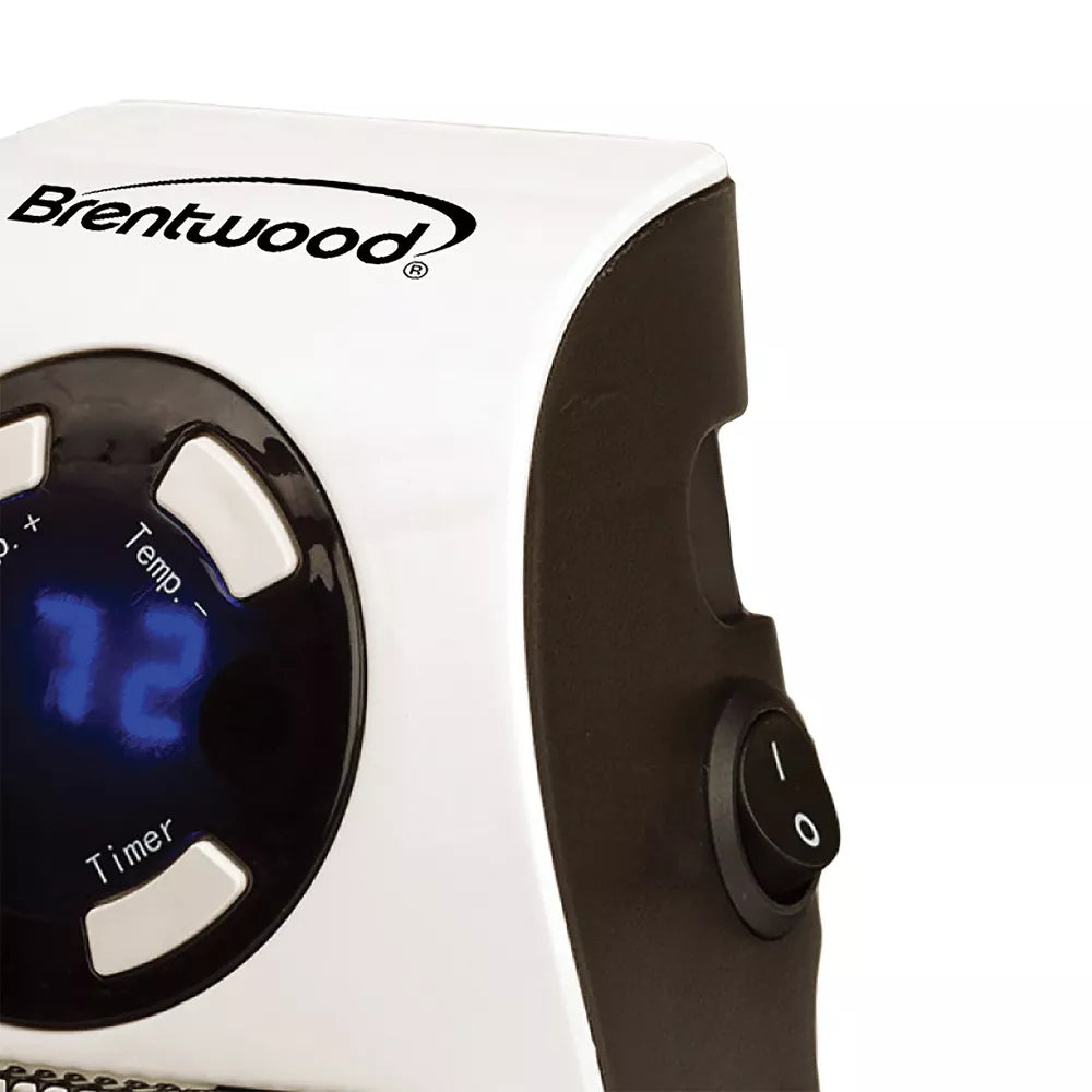 Brentwood H-C350W 350 Watt Plug-In Wall Outlet Space Heater - White