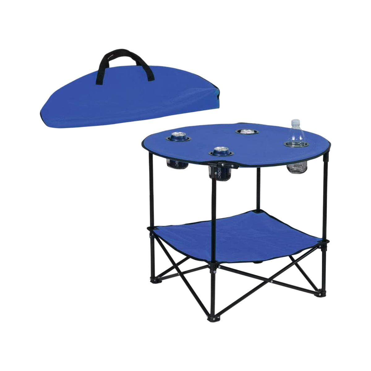 Mesa plegable azul de dos niveles de Preferred Nation