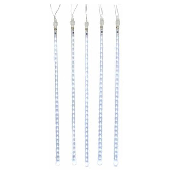 Kurt S. Adler 12.5' 150-LED Meteor Shower Snowfall White Light Set (Pack of 5) - Curacao