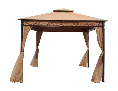 Steel Gazebo with Mosquito Net - Curacao