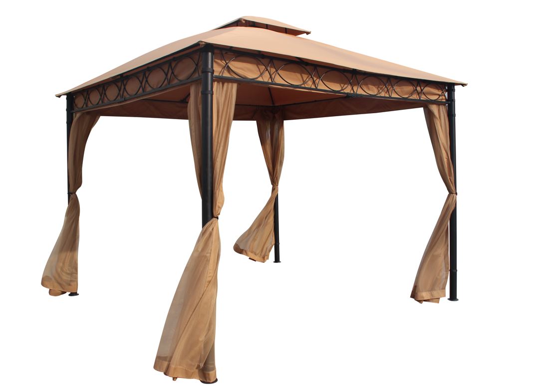 Steel Gazebo with Mosquito Net - Curacao