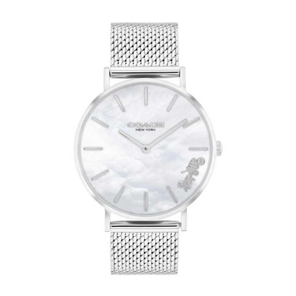 Reloj Coach Perry de acero inoxidable para mujer de 36 mm
