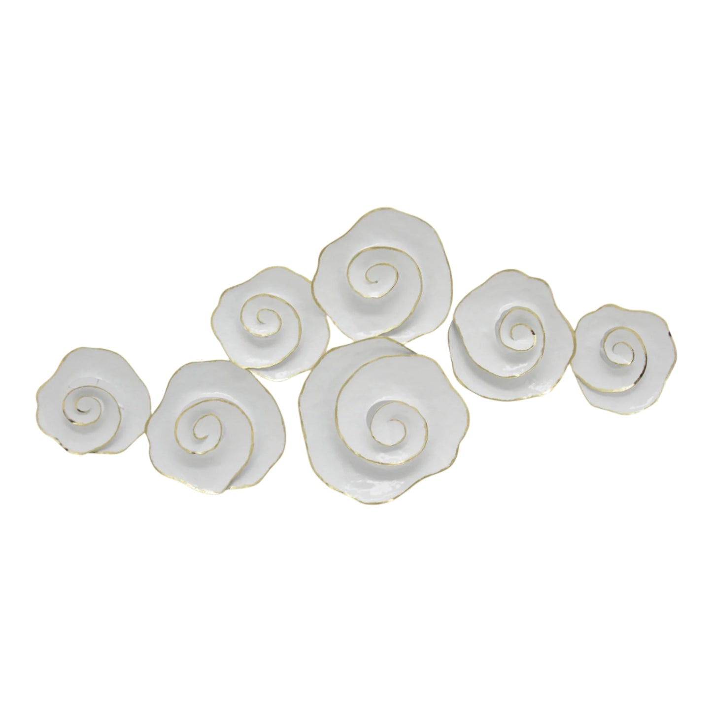 Sagebrook Home 21" Rose Wall Decor - White