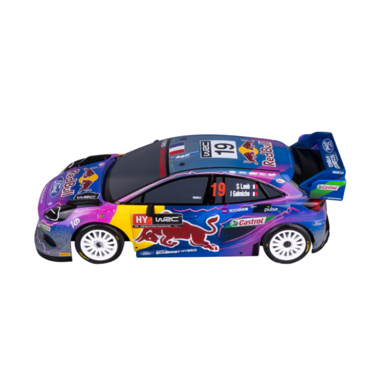 Nikko 1:16 Scale Red Bull Ford Puma Elite Race Car with Extra Tyres - Multicolor