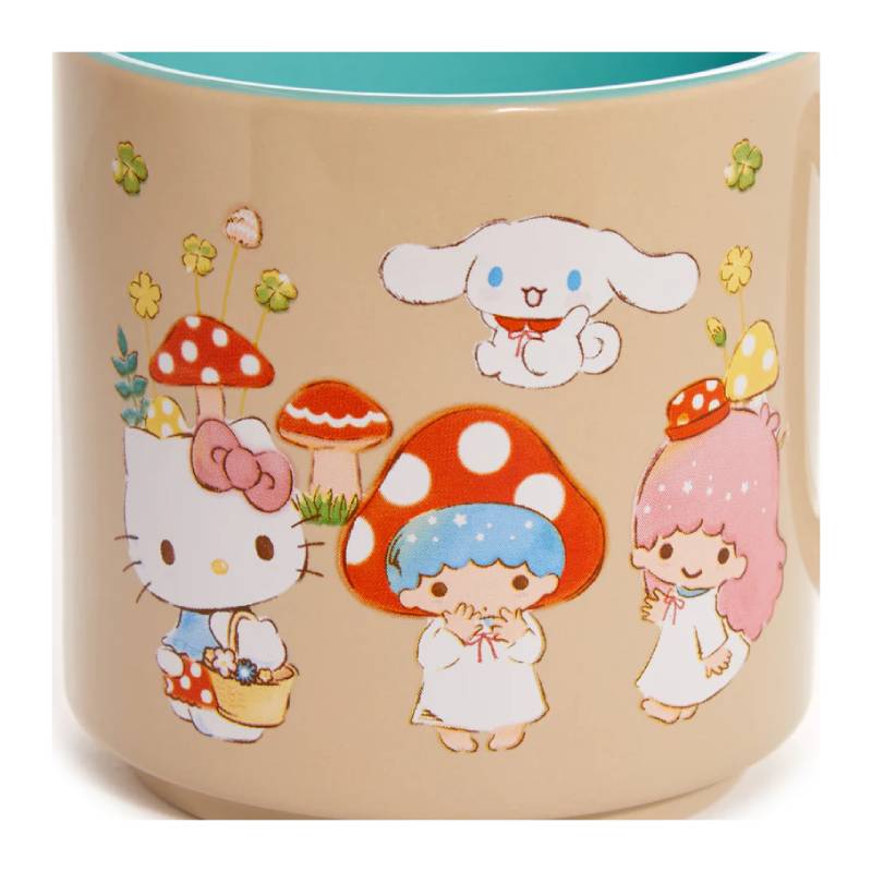 Sanrio Hello Kitty and Friends Mushroom 13 oz Ceramic Mug - Multicolor