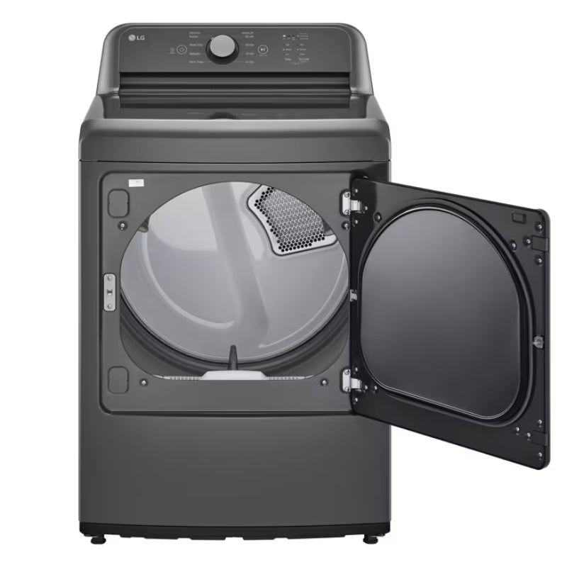LG DLG6101M 7.3 cu. ft. Ultra Large Capacity Rear Control Gas Dryer - Monochrome Gray