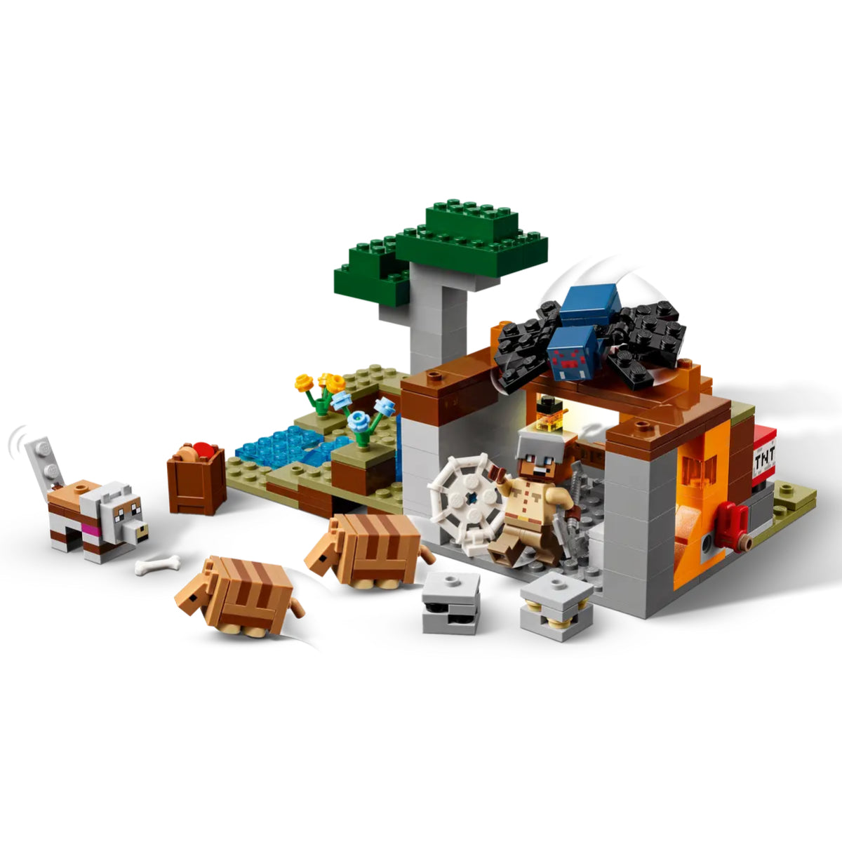 LEGO Minecraft The Armadillo Mine Expedition Building Toy Set (247-Pieces)