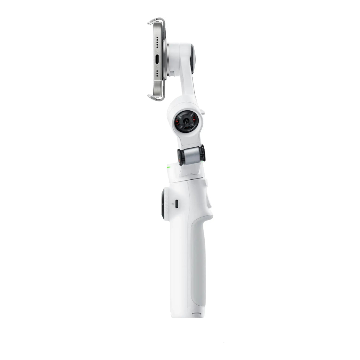 Insta360 CINSABQB Flow2 Pro Gimbal Stabilizer for Smartphones with Built-in Selfie Stick and Tripod Bundle - White