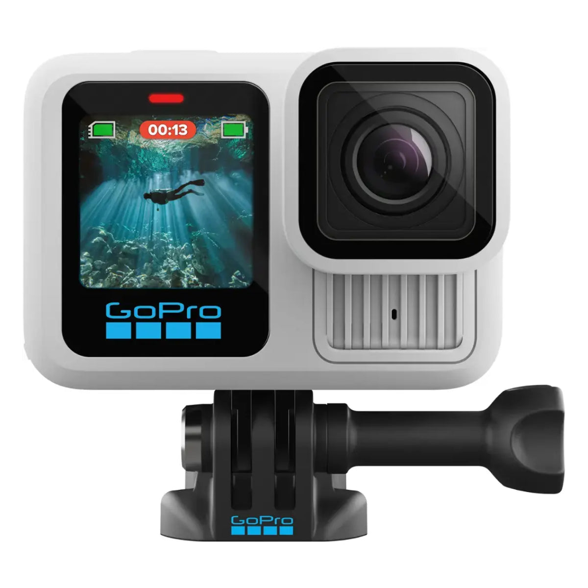 GoPro CHDHX/132/TH HERO13 Black Action Camera with Front and Rear LCD Screens - White