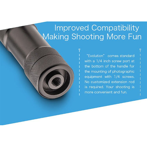 Zhiyun-Tech Evolution 3 Axis Handheld Gimbal Stabilizer for Go Pro - Jet Black - Curacao