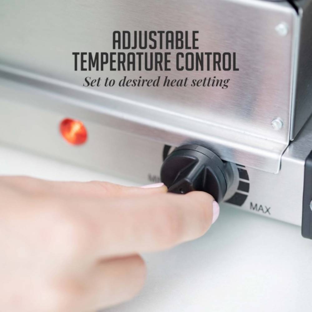 Ovente FW173S Electric Buffet Server with Warming Tray - Silver