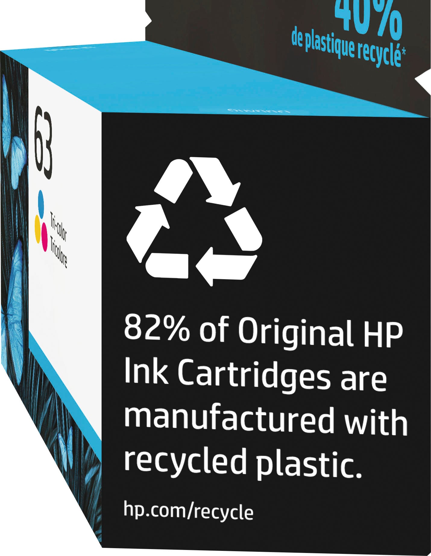 HP 63 Tri-Color Ink Cartridge