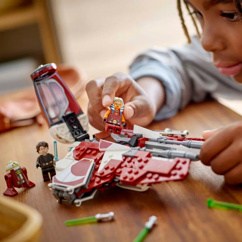 LEGO Star Wars The Clone Wars Ahsoka's Jedi Interceptor Spaceship Buildable Toy Set (290-Pieces)