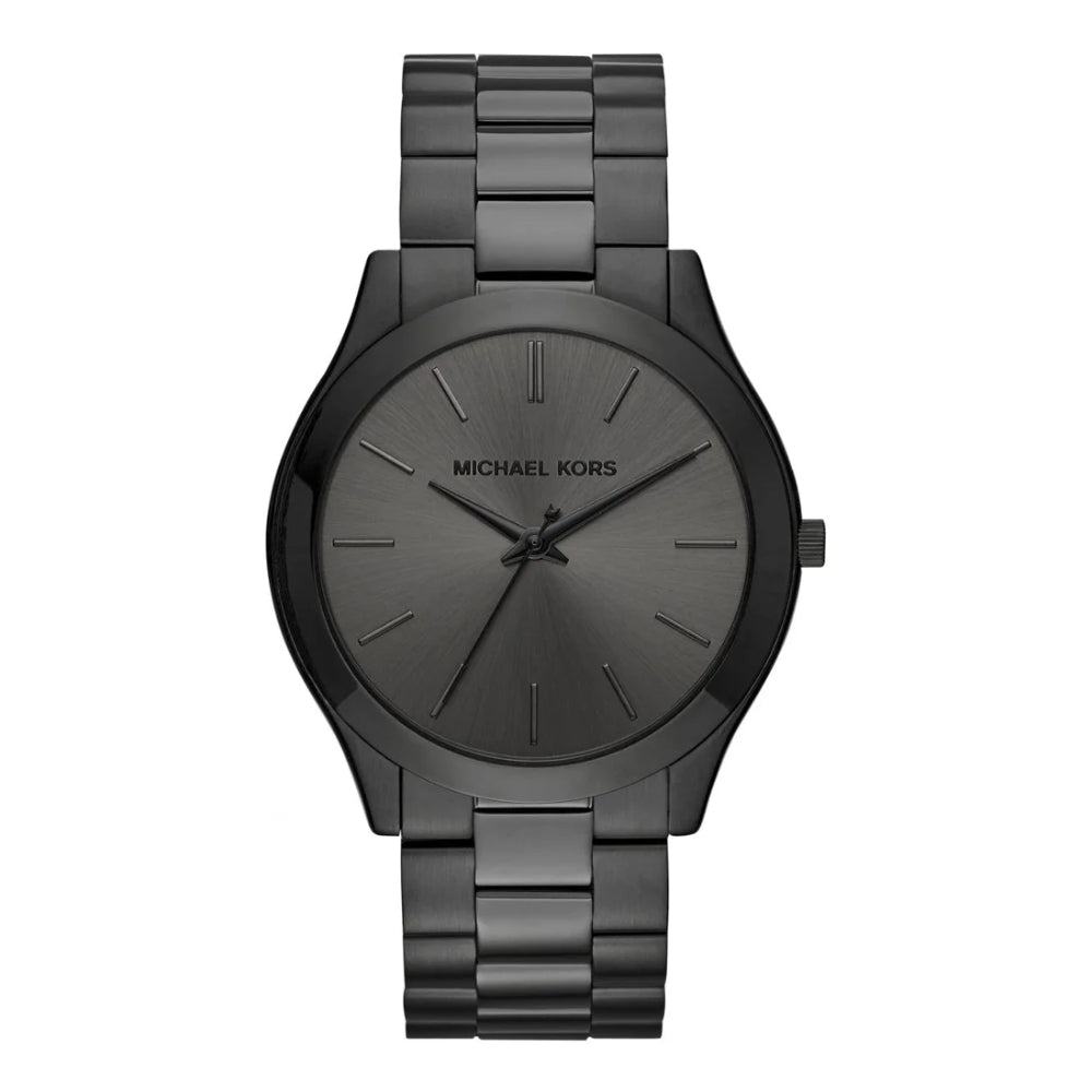 Michael Kors Oversized Slim Runway Men's 42mm Bracelet Watch - Black-Tone