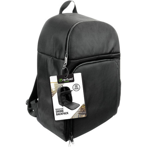 DigiPower Re-Fuel Universal Drone Backpack - Black - Curacao