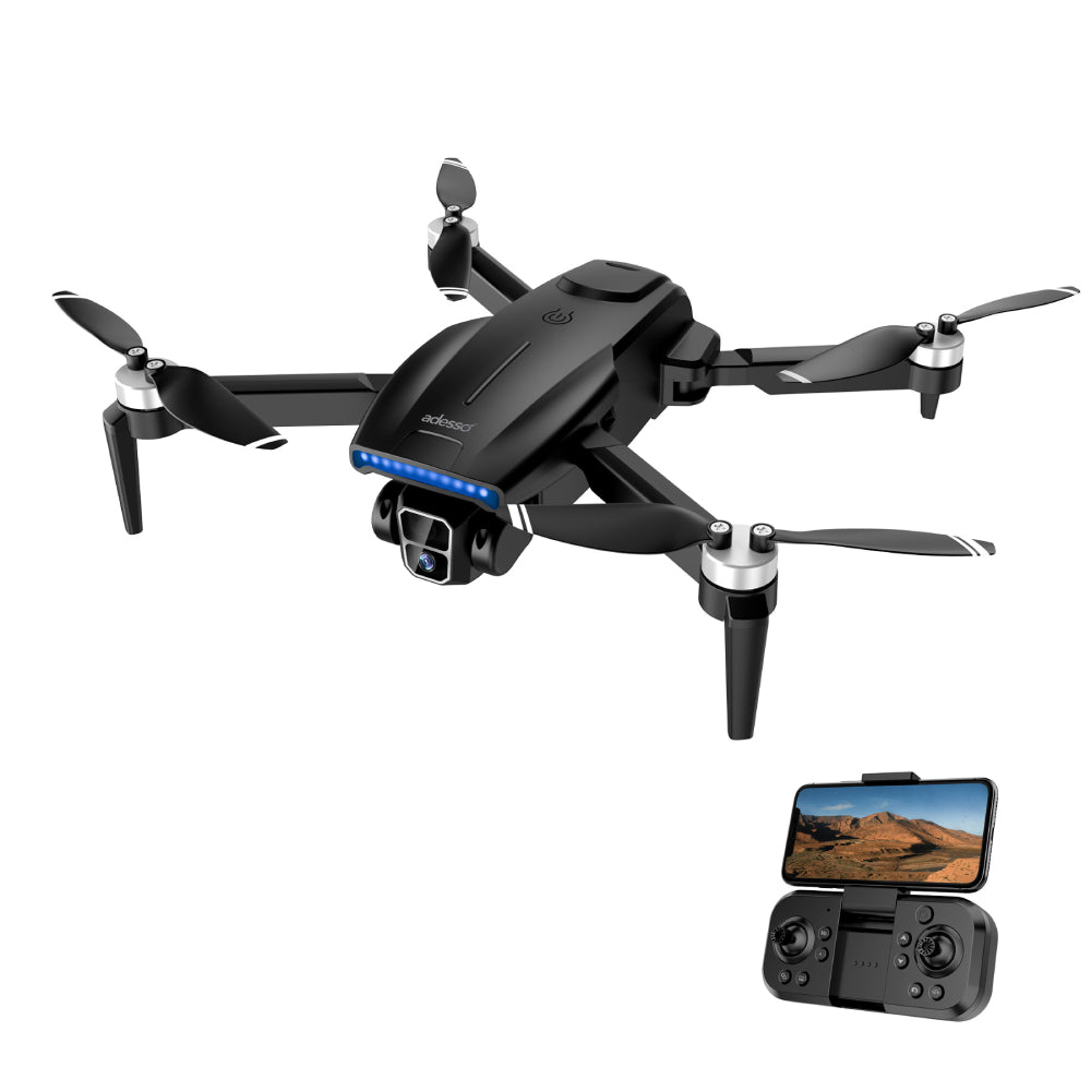 Adesso CyberDrone X2 Remote Controlled Drone with 1080P Camera - Black
