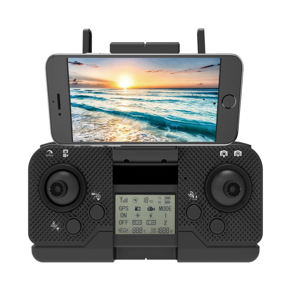 Adesso CyberDrone X3 2K FPV Camera Drone with Remote - Black