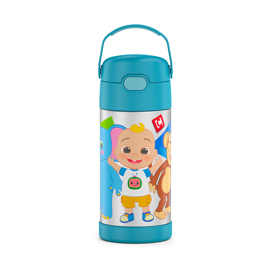 Thermos Funtainer Cocomelon 12 oz Water Bottle with Straw - Blue