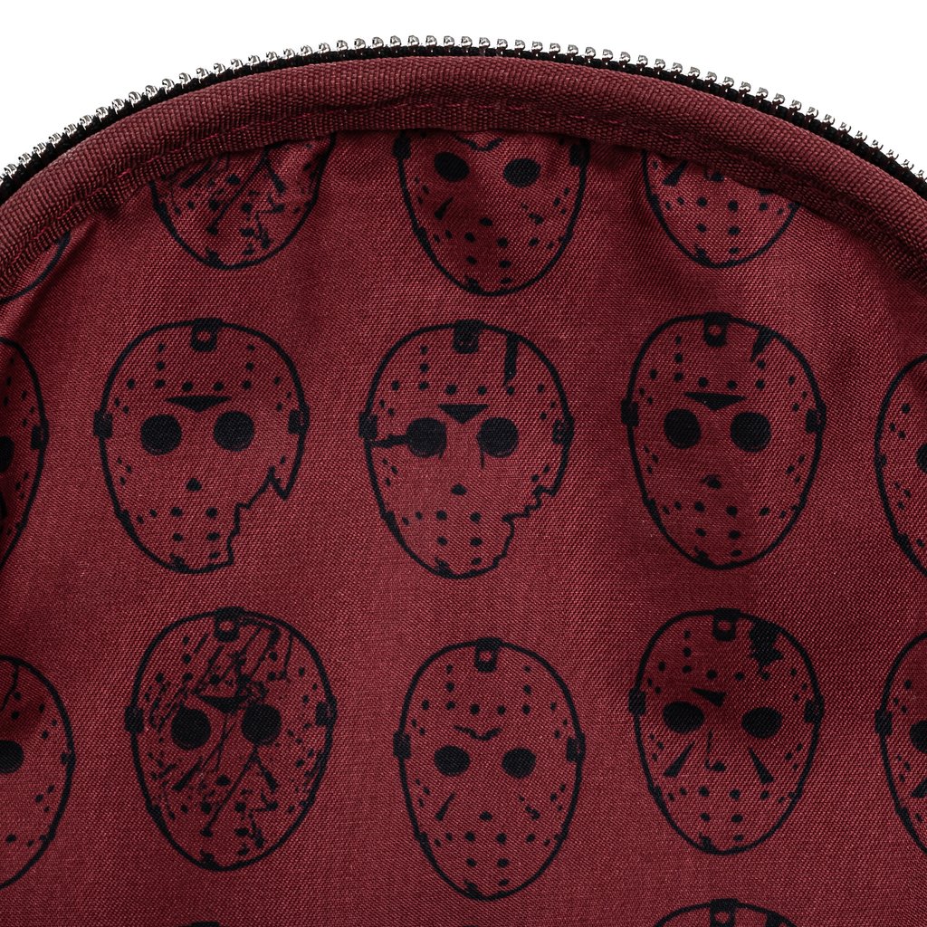 Loungefly Friday the 13th Jason Mask Mini Backpack - Curacao