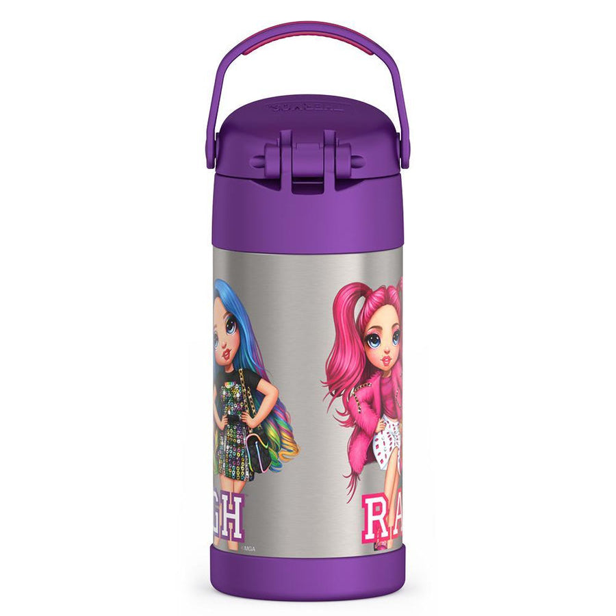 Thermos Funtainer Rainbow High 12 oz Water Bottle with Straw - Purple