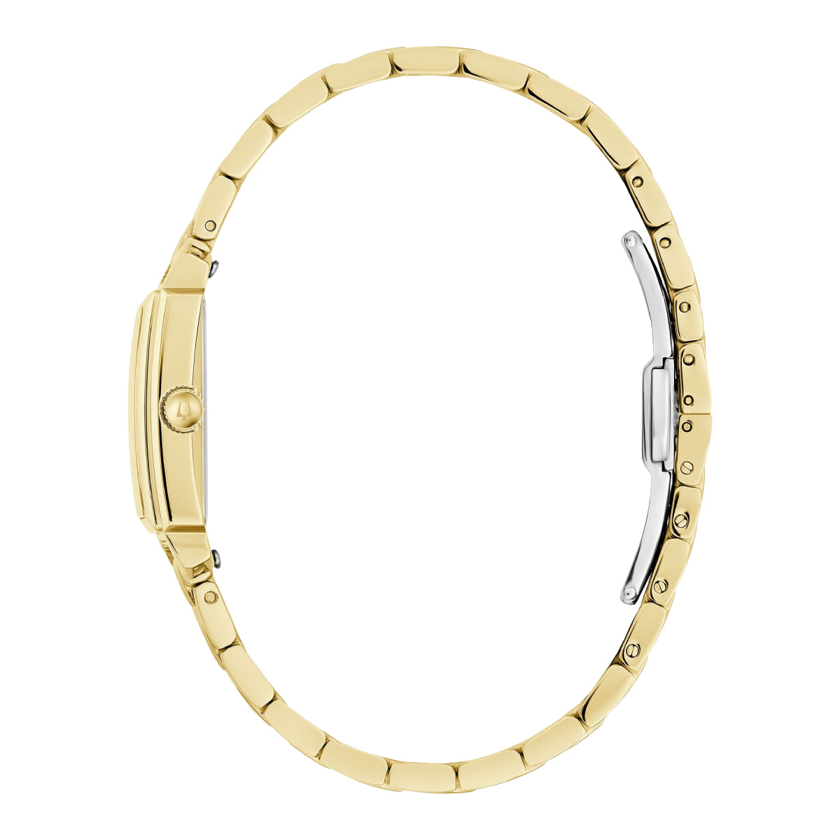 Bulova Sutton Women's 21mm Gold-Tone Bracelet Watch - White Dial